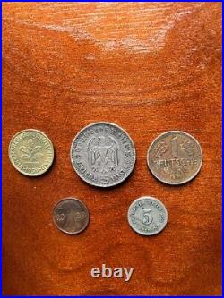 Lot of 40 Vintage World Wide Foreign Coins (Some Silver & All 50-100 years old)