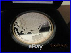 Lot of 5 1997 World Series Commemorative Enviromint Coins. 999 Silver 1 Troy Oz