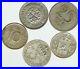 Lot-of-5-Silver-WORLD-COINS-Authentic-Collection-Vintage-Group-DEAL-GIFT-i115496-01-if