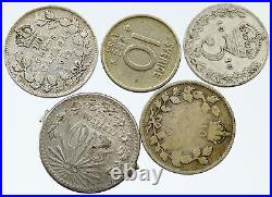 Lot of 5 Silver WORLD COINS Authentic Collection Vintage Group DEAL GIFT i115634