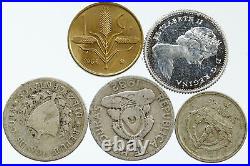 Lot of 5 WORLD COINS Authentic Collection Group DEAL GIFT 4 are Silver i115698