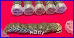 Lot of 6 Rolls (240 coins) of Silver Jefferson World War II Nickels FREE SHIP