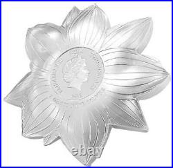 Lotus World Enchanting Flower 2019 $2 1 Oz Fine Silver Coin Niue