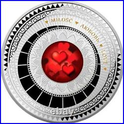 Love The World of Your Soul Proof Silver Coin 1$ Niue 2015