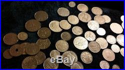 Low Outbid 1$! Mega Big Collection Over 1kg World Old Silver And Nickel Coins