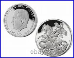 Masterpiece St George & the Dragon 2023 1oz. 999 Silver Proof Coin