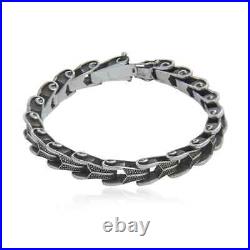 Men 925 Silver Bracelet Premium Silver Jewelry Handmade Pure Silver For Man