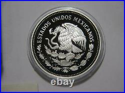 Mexico 1987 $100 Pesos Monarch Butterfly Dcam Proof Silver Gem World Coin