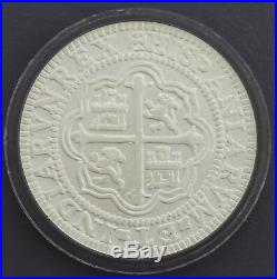 Mexico City Mint 8 Reales Restrike From Atocha Treasure Ship Silver Coin Medal