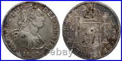 Mexico Spanish Colony 1800-Mo FM 2 Reales Carlos IV KM# 91 World Silver Coin