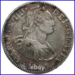 Mexico Spanish Colony 1800-Mo FM 2 Reales Carlos IV KM# 91 World Silver Coin