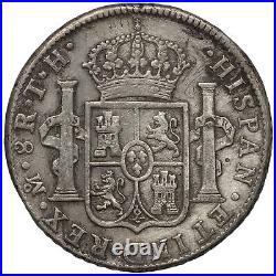 Mexico Spanish Colony 1804-TH 8 Reales KM# 109 Chopmarked World Silver Coin