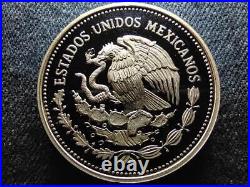 Mexico World Cup Mexico 1986 100 Pesos. 925 Silver Coin 1986 Mo PP