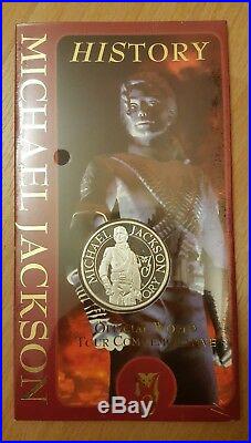 Michael Jackson Official History World Tour Commemorative Coin Silver (1996)
