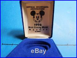 Mickey Mouse Disney World 1996 Convention 999 Silver Coin 1000 Mintage Rare Cool