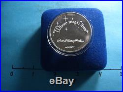 Mickey Mouse Disney World 2004 Nc Grand Opening Silver Coin Only 400 Minted Rare