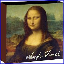 Mona Lisa Treasures of World Painting 1 oz Proof Silver Coin 1$ Niue 2022