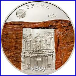 Mongolia 2008 500 Togrog New 7 World Wonders Petra 25g Silver Coin