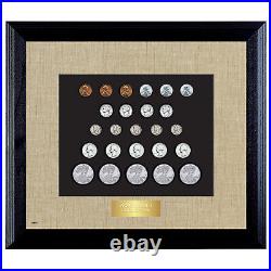 NEW American Coin Treasures World War II Coin Collection in Wood Frame 13957