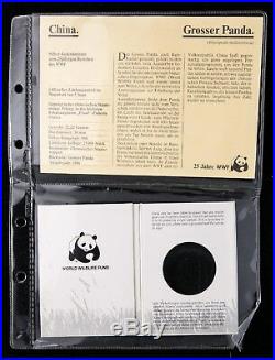 NGC PF70 China 1986 World Wildlife Fund Panda Silver Coin 5 Yuan COA Package