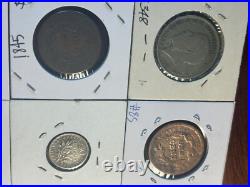 NICE! US/World Foreign Silver Coin Lot 1857 Flying Eagle, Florin/90% Silver, + NICE! US/World Foreign Silver Coin Lot 1857 Flying Eagle, Florin/90% Silver, +