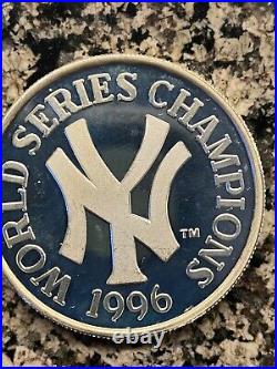 New York Yankees 1996 & 1999 World Series Commemorative Silver Coins