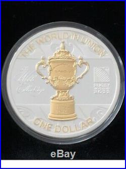 New Zealand 2011- 1 OZ Silver Proof Coin- Rugby World Cup New Zealand