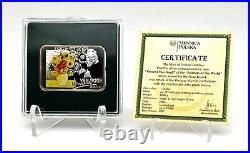 Niue 2007 1$ VINCENT VAN GOGH Sunflowers Starry Night Painters World Silver Coin