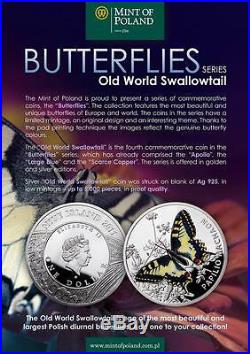 Niue 2011 $1 Butterflies Old World Swallowtail 28.28g Silver Proof Coin
