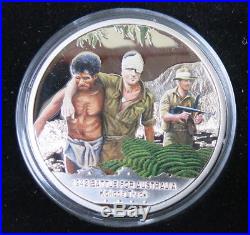 Niue 2012 Battle for Australia 1942 World War II 4 Coin Silver Color Proof Set