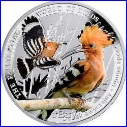 Niue 2014 $1 Fascinating World of Birds Hoopoe 17.5g Silver Proof Coin