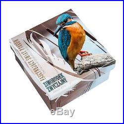 Niue 2014 $1 Fascinating World of Birds The Kingfisher 17.5g Proof Silver Coin