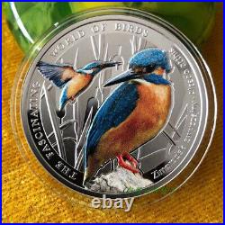 Niue 2014 17.5g Silver Coin The Fascinating World of Birds Common Kingfisher