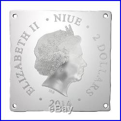 Niue 2014 $2 Icon World Heritage LAMB OF GOD 1 Oz Silver Coin ONLY 999