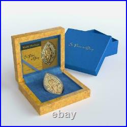 Niue 2014 $2 World Heritage ST. PETER IN GLORY 1 Oz Gilded Silver Coin