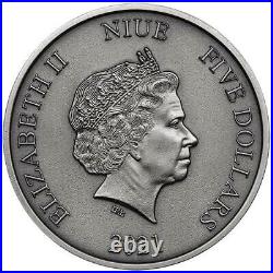 Niue 2021 5$ JURASSIC WORLD- 2 Oz Silver Coin