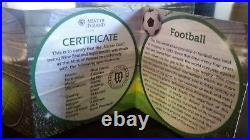 Niue' Island 2014 Football Silver Proof Coin Soccer World Cup Brazil BOX + COA