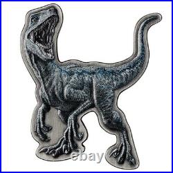 Niue Pure Silver $5 Jurassic World Velociraptor Coin