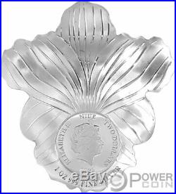 ORCHID Shape World Enchanting Flower 1 Oz Silver Coin 2$ Niue 2020