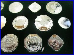 Official Gaming Coins Of The World's Great Casinos. 25 Sterling Silver Proofs