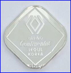 Official Gaming Silver Coins Of The World's Greatest Casinos 1978. Silver Proof