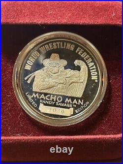 One Troy Ounce. 999 Silver Macho Man Randy Savage Token