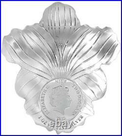 Orchid World Enchanting Flower 2020 $2 1 Oz Fine Silver Coin Niue