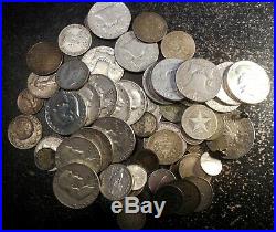 Over 1 Troy Pound 15.3 oz. Of U. S. & World Silver Coins with Franklin Halves