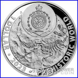 PTERANODON Prehistoric World 1 Oz Silver Coin 1$ Niue 2023