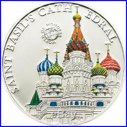 Palau 2010 $5 World of Wonders I St. Basil's Cathedral 25g Silver Proof Coin