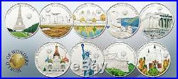 Palau 2010 $5 World of Wonders I Statue of Liberty 25g Silver Proof Coin