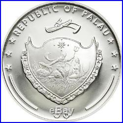 Palau 2010 $5 World of Wonders I Statues of Easter Island 25g Silver Proof Coin