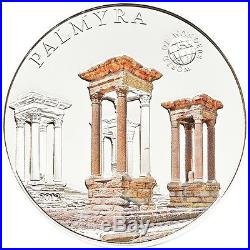 Palau 2011 5$ World of Wonders V Syrian city Palmyra Silver Coin LIMIT 2500