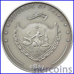 Palau 2012-2013 Squirrels of the World 2 x $5 Pure Silver Coins with Swarovski